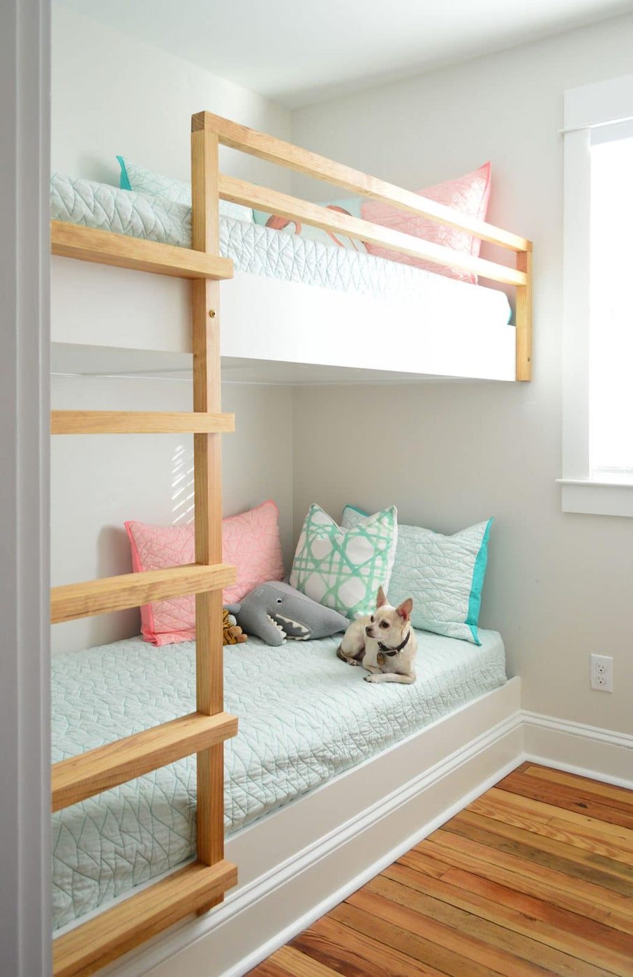Make Built-In Bunk Beds, step by step