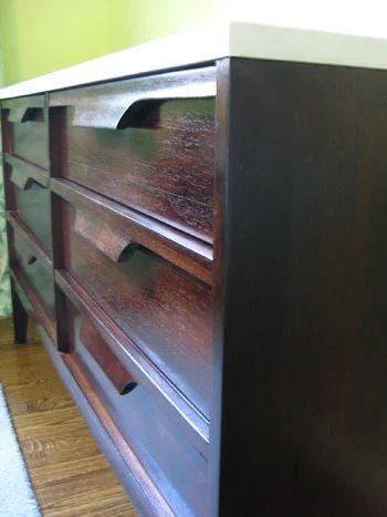 Refinish A Veneer Dresser, step by step