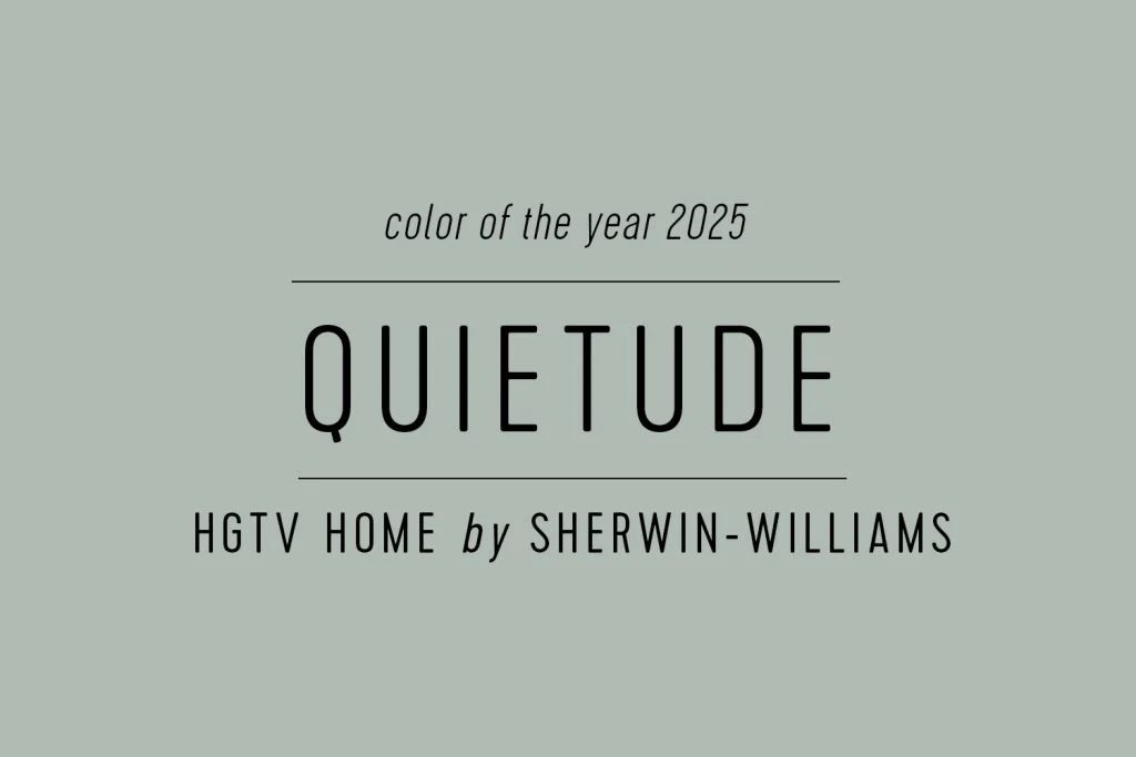 HGTV Home by Sherwin Williams 2025 Paint of the Year Quietude