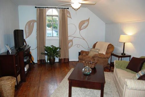 An Attic Makeover Alongside Painted Paneling & A Mural