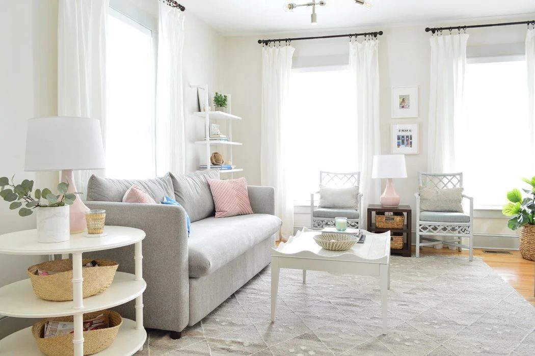 A Light & Airy Living Room (That is Still Livable!)