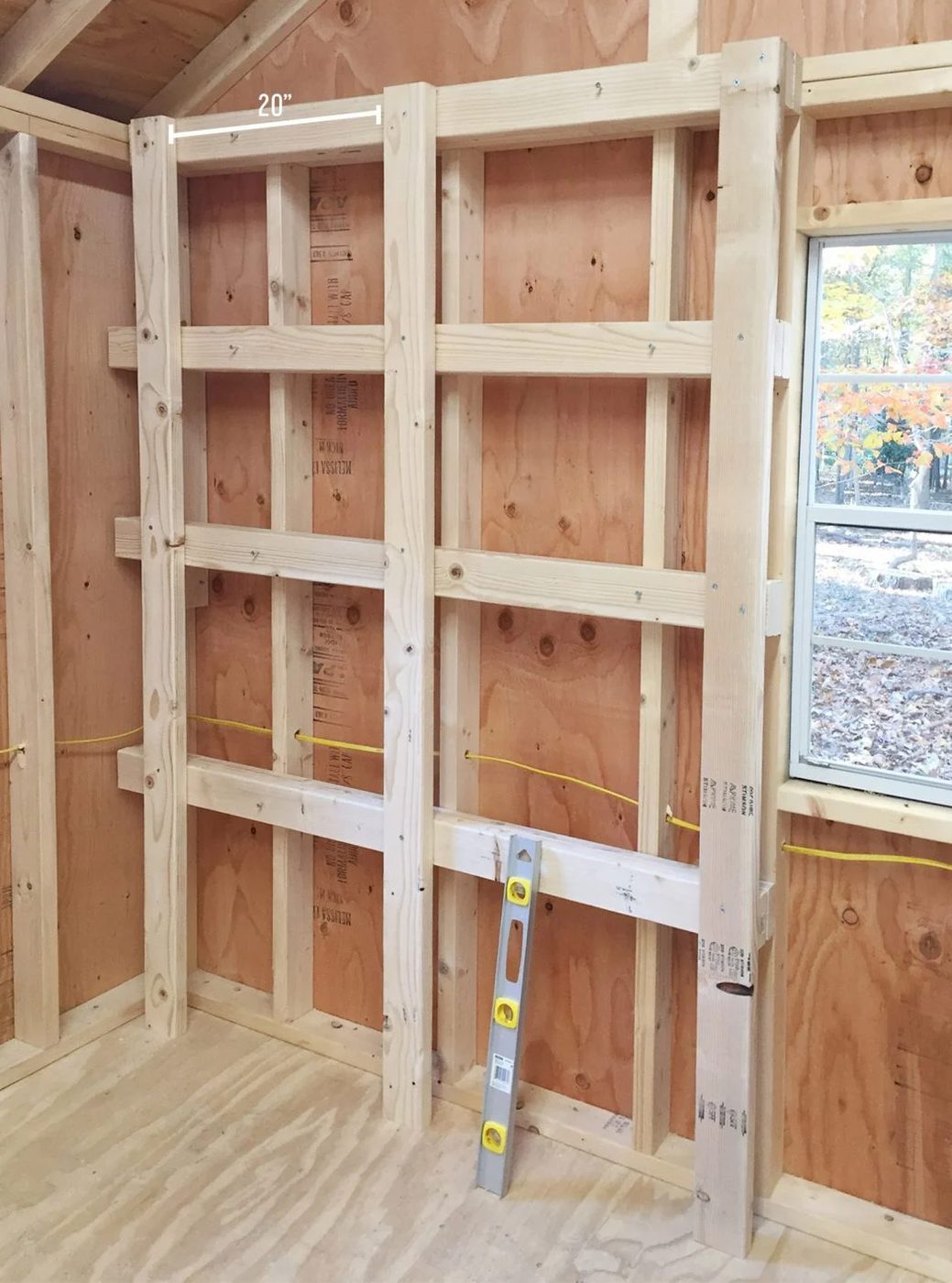 shed storage ideas vertical supports brought in to wood shelves