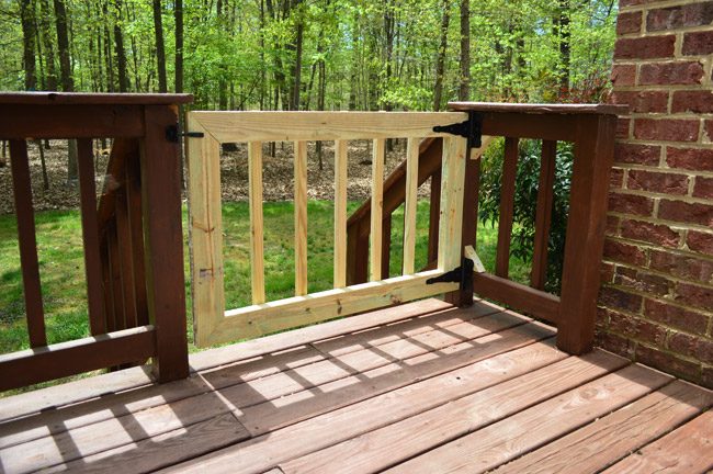 Second Deck Gate Brought in To Other Side Of Deck