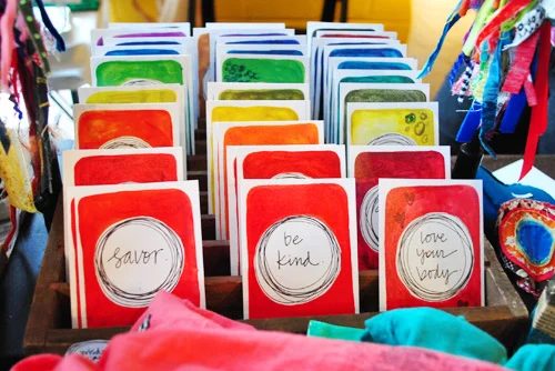 Richmond Craft Fair: Spring Bada Bing: a house log