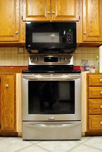 Filling Cabinet Gaps Around The Stove