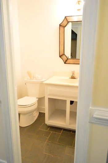 Priming & Painting The Bathroom: a house log