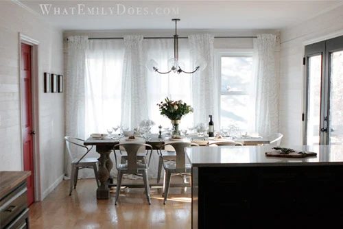 A Tuxedo Kitchen Makeover Alongside Wood & White Cabinets