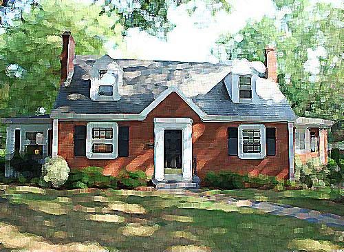 House Hunting: Cute Cape Cod Near Shops: a house log