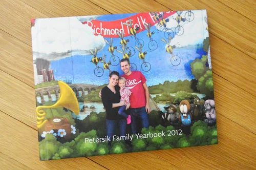 Petersik Family Yearbook 2012 Cover MyPublisher Book