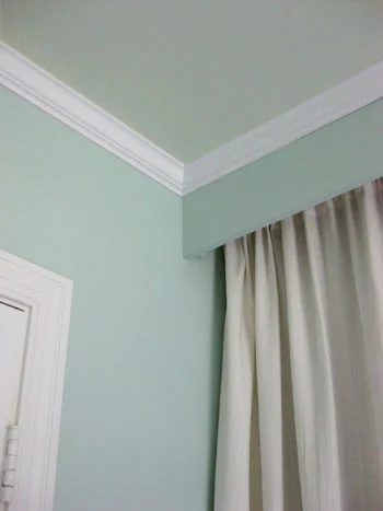 Painting The Bedroom Ceiling A Soft Green Color