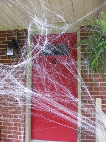 Decorating The Porch For Halloween