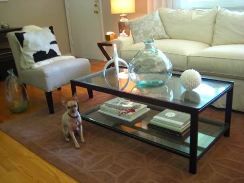 Decorating A Coffee Table: a house log
