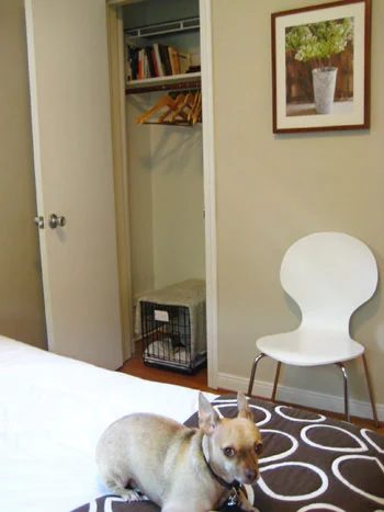 Hide A Dog Crate, step by step