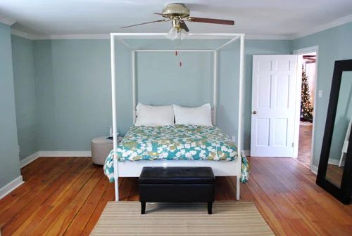 Painting The Bedroom Light Teal: Carolina Inn Club Aqua: a house log