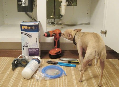 Install A Water Filtration System Under The Sink, step by step