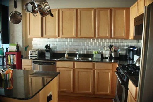 Hands-on A $100 Backsplash With Stainless Steel Stick-On Wall Tile, step by step