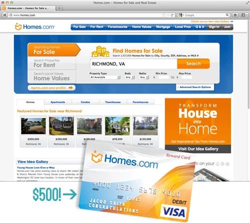 Fab Freebie: Homes On Homepage: a house log