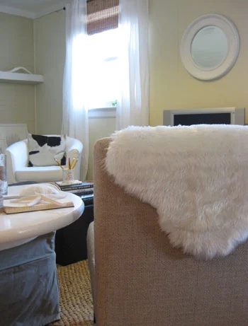 Making A Faux Sheepskin Rug (Part 2): a house log
