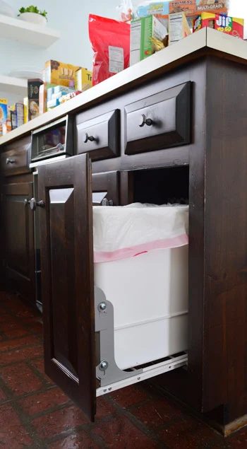 Install A Pull Out Trash Can, step by step
