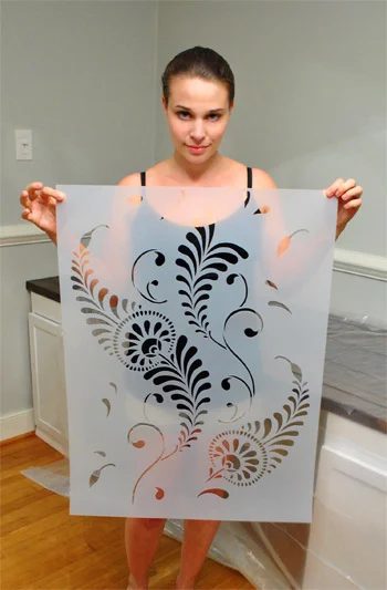 Stencil A Wall, step by step