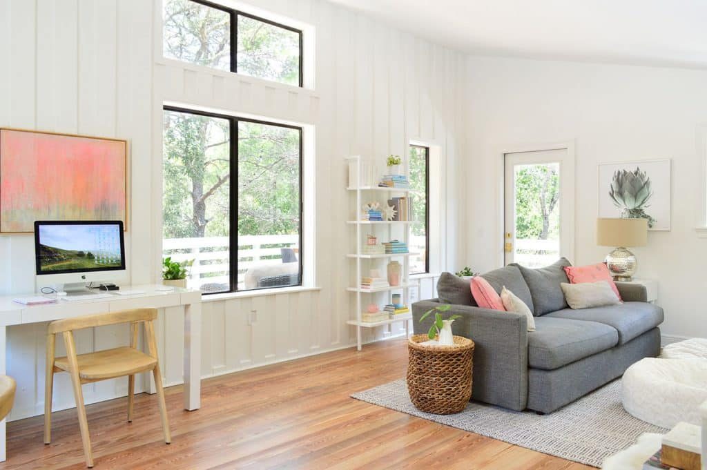 A record of Upstairs Family Room, Four Weeks In