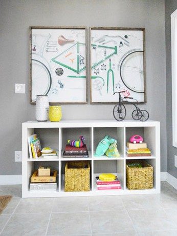Adding Storage Alongside An Ikea Expedit Bookshelf