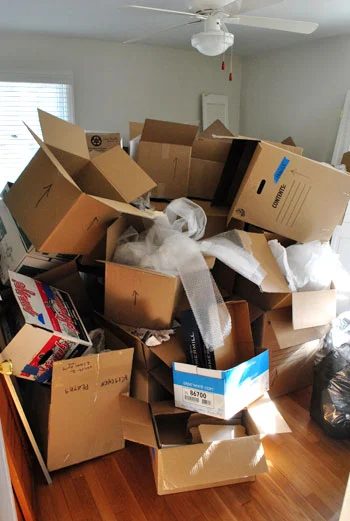 So Many Moving Boxes: a house log