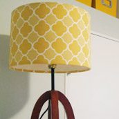 Re-cover A Lampshade