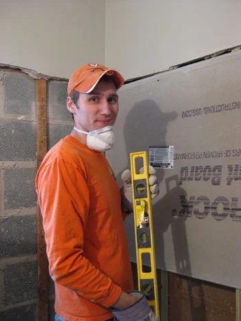 Hang Cement Board & Fix The Subfloor, step by step