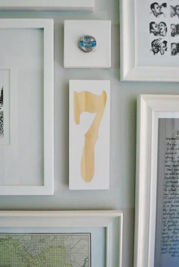 Make A Wood Plaque With A Number Or Letter On It, step by step