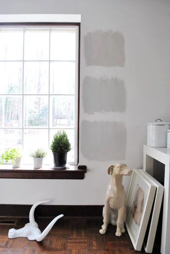 Choose The Right Gray Paint Color…, step by step