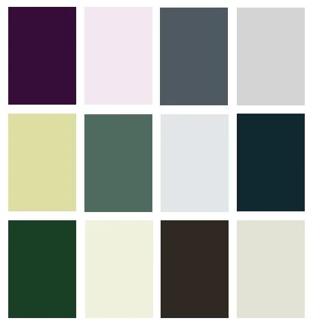 The Color Scheme For The New House