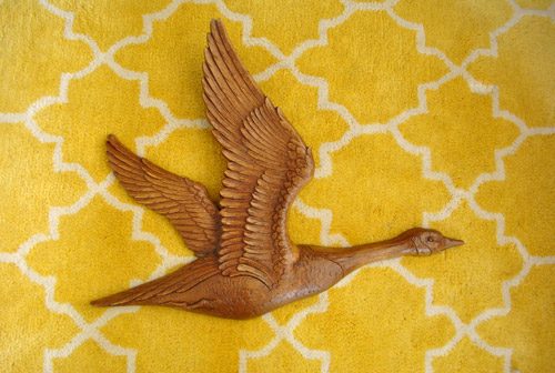 An Old Wood Duck Meant for The Walls