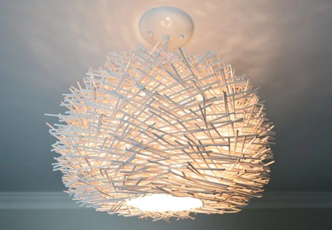 Convert A Lamp Into A Pendant Light, step by step