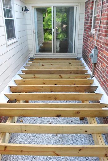 Build The Base Of A Deck, step by step