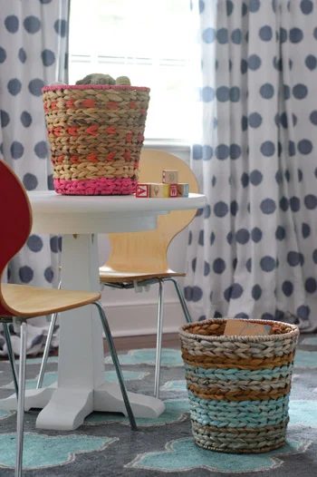 Paint Baskets, step by step