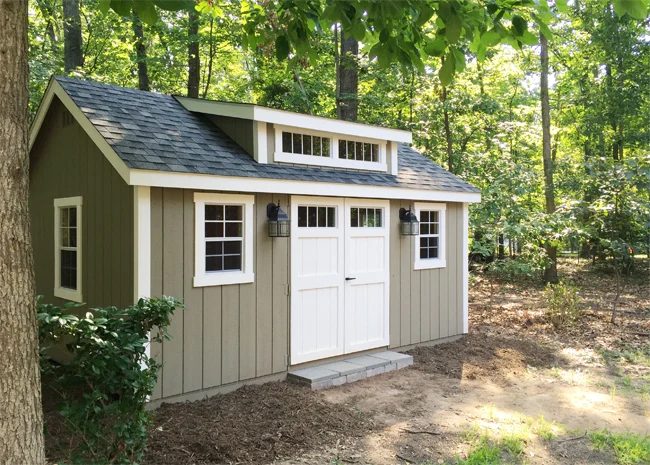 Choosing A Backyard Storage Shed: a house log