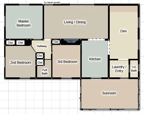 Come Up With A Whole House Paint Color Scheme, step by step