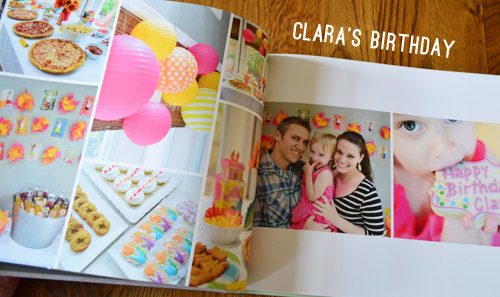 Sample Page of 2013 Family Yearbook Photobook with MyPublisher