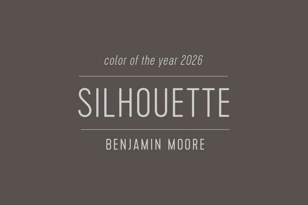 Benjamin Moore Silhouette Paint of the Year 2026 Swatch