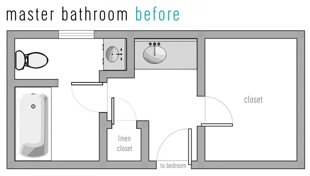 A record of Bathroom Reno: The Floor Plan & Picking Tile