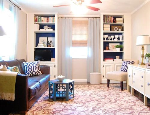 Turning Bookcases Into Built-Ins & Painting Them: a house log