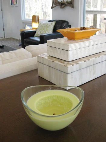 Get Old Wax Out Of A Glass Candle Holder, step by step