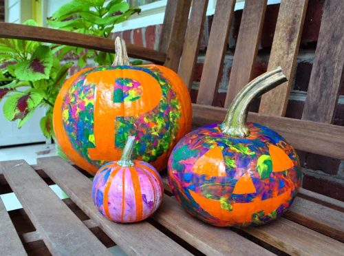 Four No-Cut Pumpkin Decorating Ideas Meant for Kids