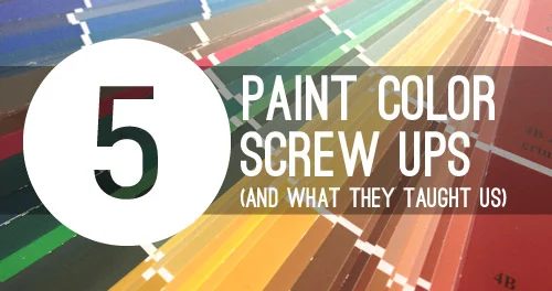 Those Times We Made Bad Painting Decisions: a house log