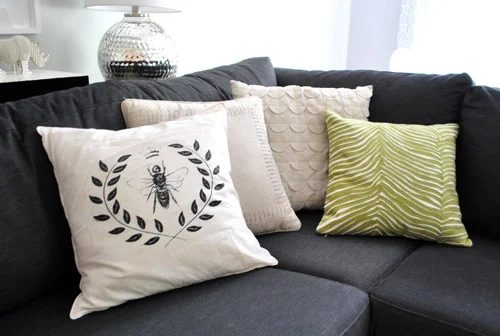 Tea Stain Pillow Covers, step by step