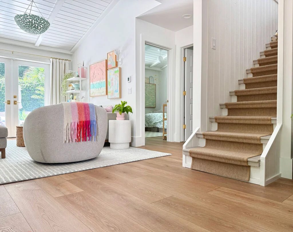 LVP Floors In Downstairs Renovation