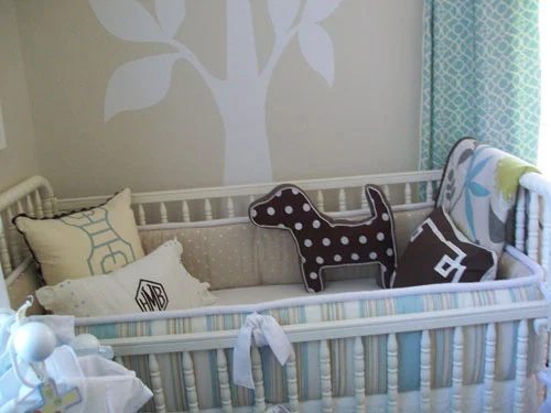 A Sweet Soft Pink Nursery Makeover: a house log