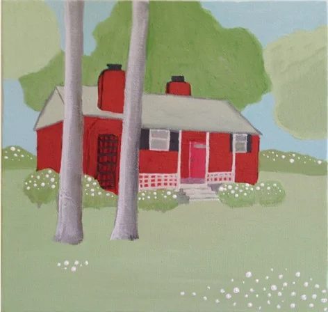 Paint A House Portrait, step by step
