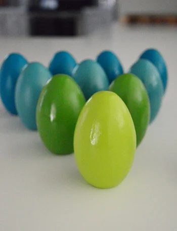 Make An Easter Egg Bowling Set, step by step